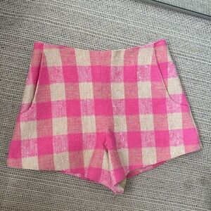 Smythe boucle tweed shorts from revolve 6